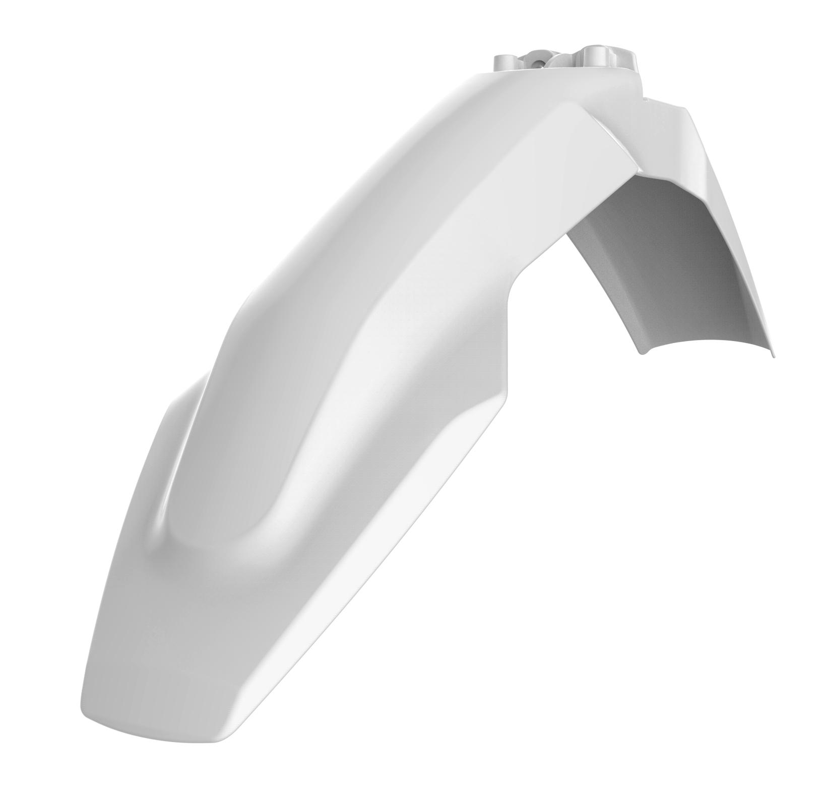 Polisport White Front Fender - Husqvarna Tc/Fc 2016-22, Tc250 & Tx/Te/Fe 2017-22 - '20