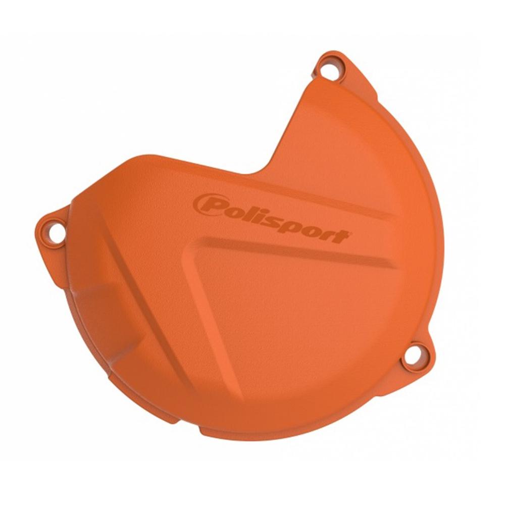 Polisport Orange Clutch Cover Protector - Ktm Sxf 250/350 2016-22, Exc-F 250/350 2017-22, Husqvarna Fe 250/350 2019-23