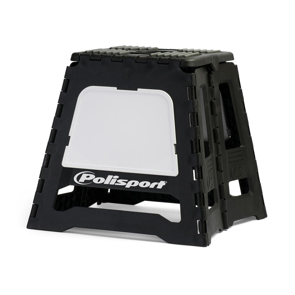 Polisport Black/White Moto Folding Box Paddock Stand