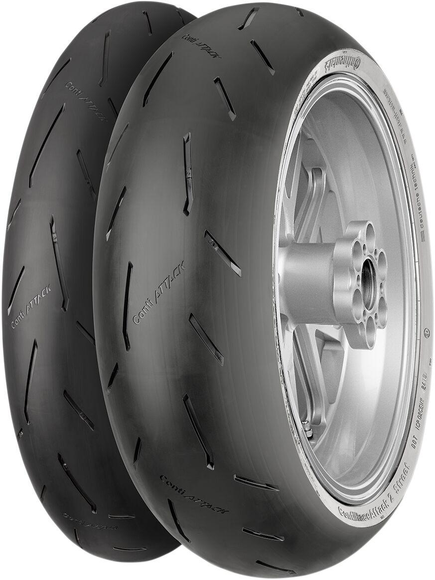 02446580000 - Continental ContiRaceAttack 2 Street 58W TL Front Tyre - 120/70 - 17"