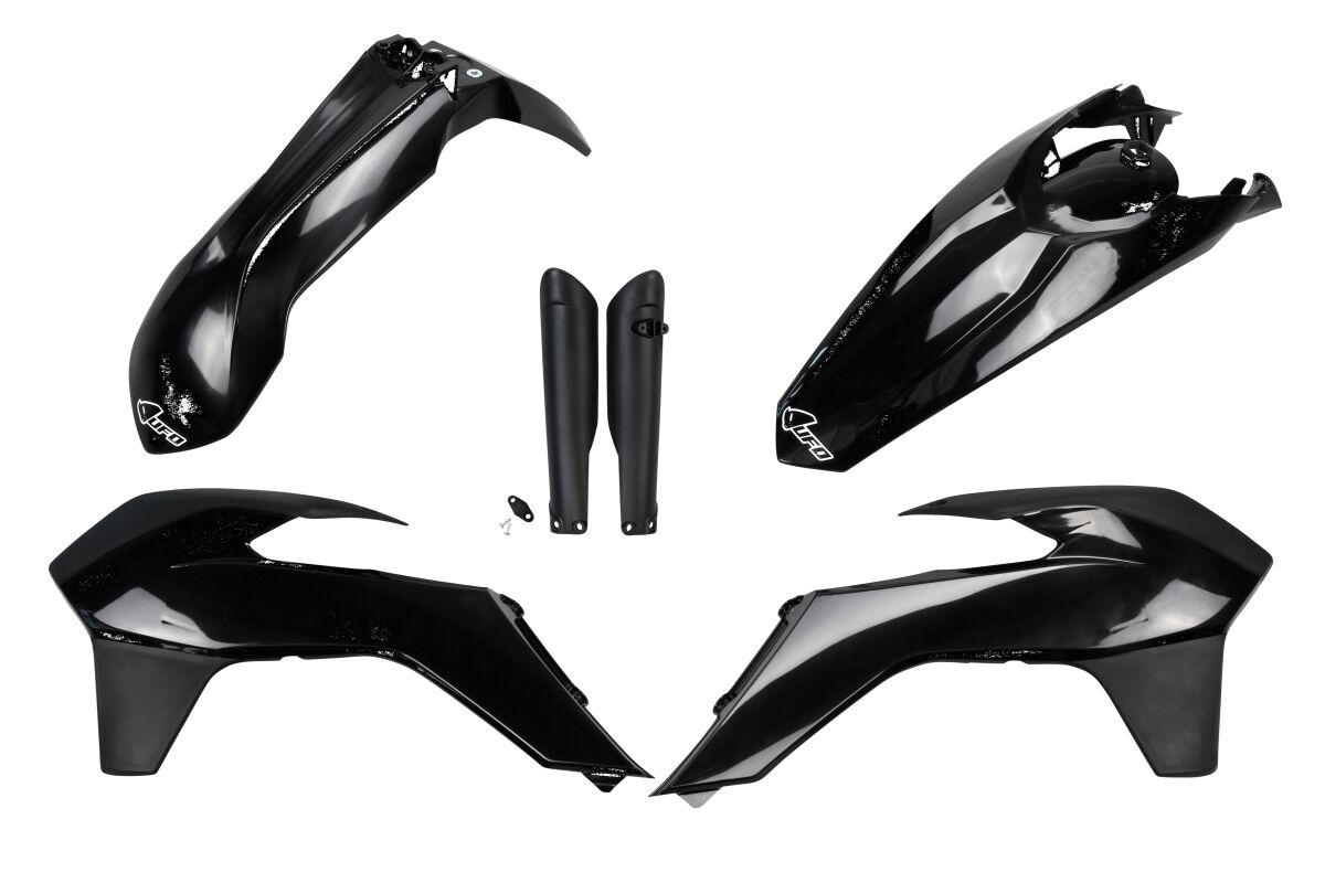 KTKIT516F@001 - UFO Standard Plastics Kit - KTM EXC 125/200/250/300/450/500 & EXC-F Models 2014-16 - Black