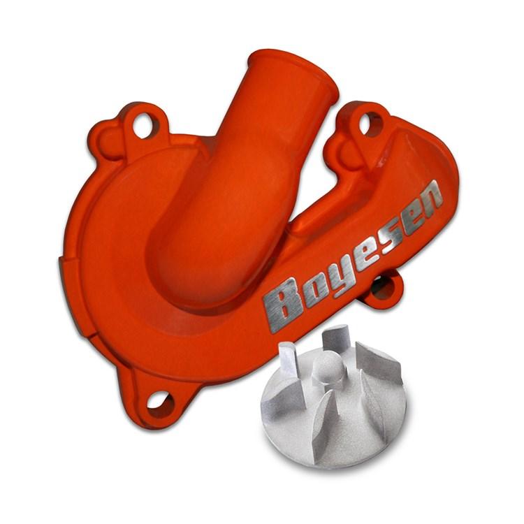 Boyesen Supercooler Water Pump Kit - KTM/Husqvarna SXF450 2013-15, EXC-F/XC-W 450/500 2012-16 - Orange