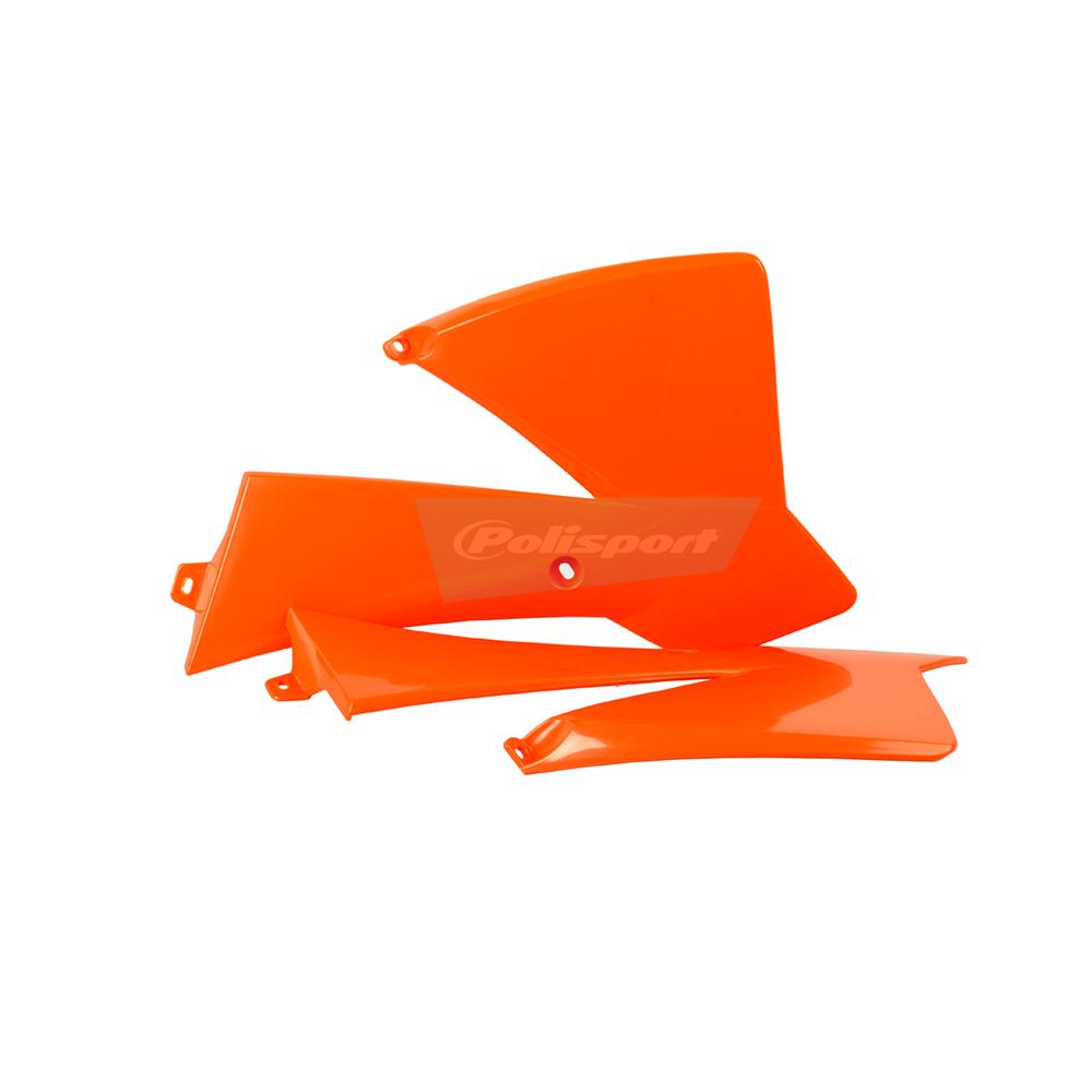 Polisport Orange Radiator Scoops - Ktm Sx65 2002-08