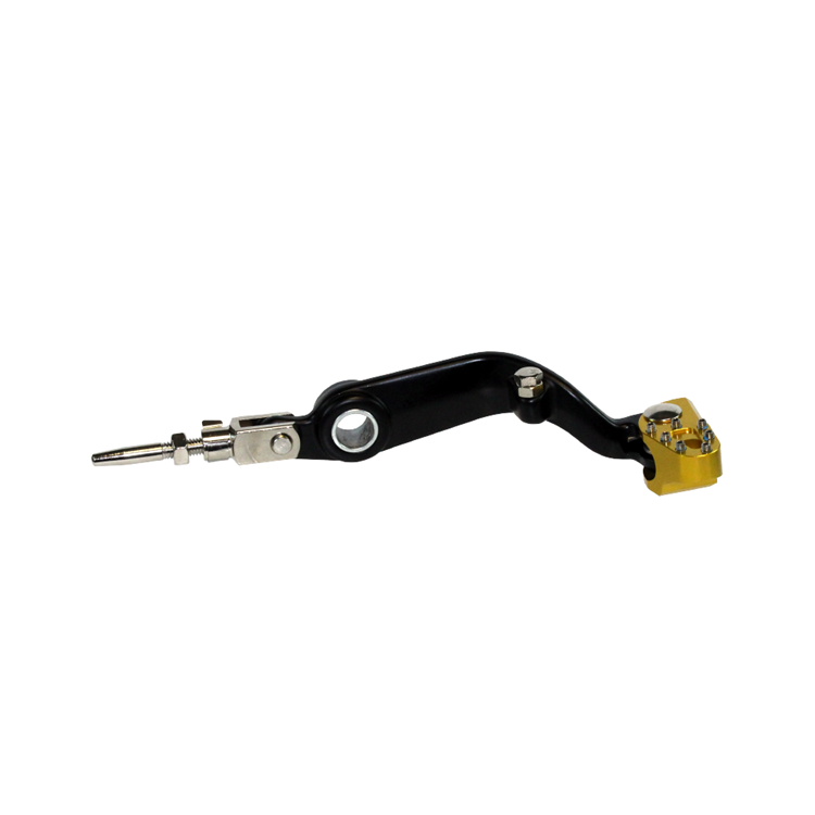 Apico Black/Yellow Elite Trials Brake Pedal - Trs One 125-300 2016-22