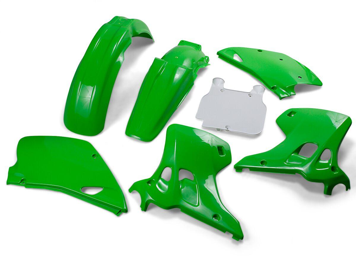 Ufo Kakit195f@999 - Kakit195@999 - Plastics Kit - Kawasaki Kx125 1992 - Oem