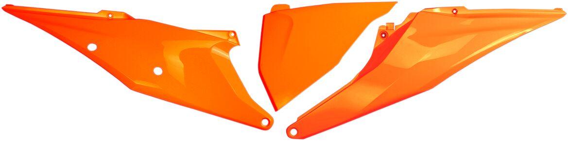 KT04093#FFLU - UFO Side Panels - KTM EXC-F 2020, EXC 2020-21 - Fluro Orange