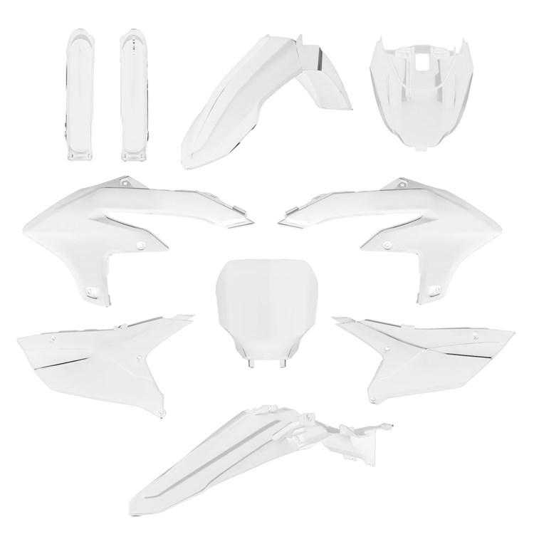 Polisport White Plastics Kit - Yamaha Yzf250 2024, Yzf450 2023-2024