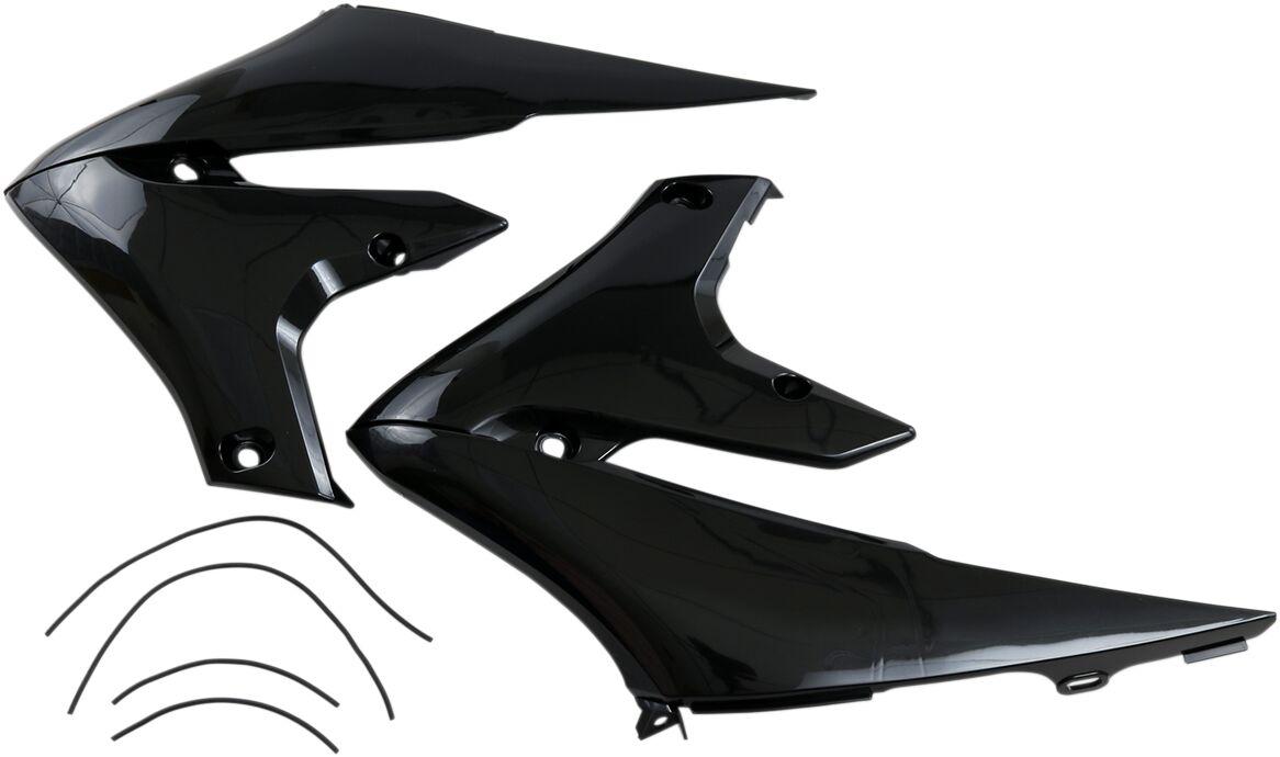 YA04858#001 - UFO Radiator Scoops - Yamaha YZF450 2018 - Blue