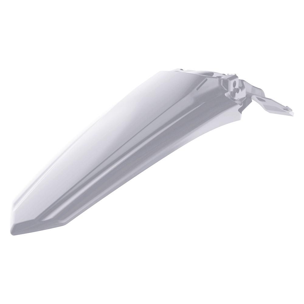 Polisport White Rear Fender - Kawasaki Kxf250 2021, Kxf450 2019-21
