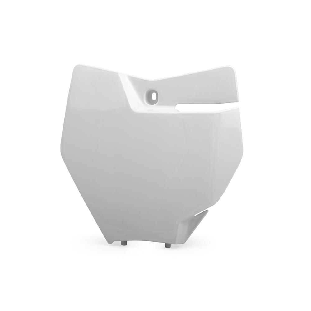 Polisport White Front Number Board - Ktm Sx/Sxf/Xc/Xc-F 2016-17