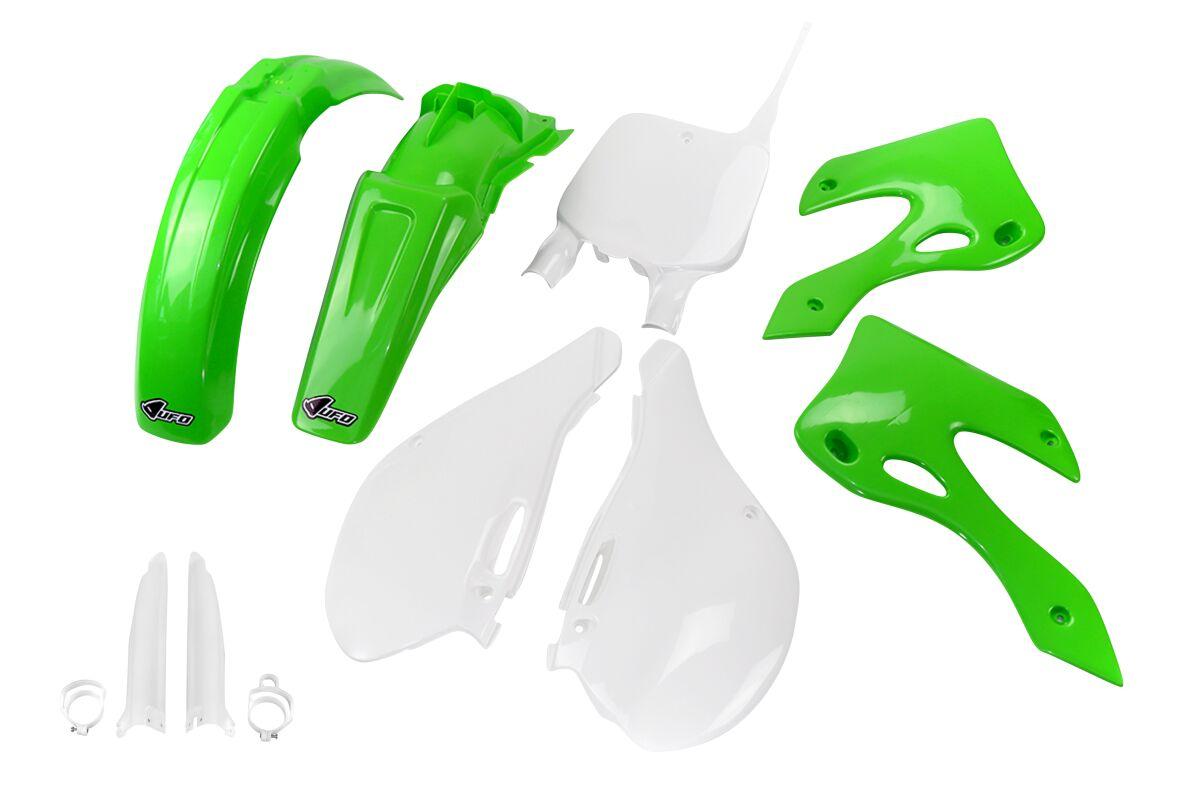 Ufo Kakit200f@999 - Full Plastics Kit - Kawasaki Kx 125/250 2000-02 - Oem