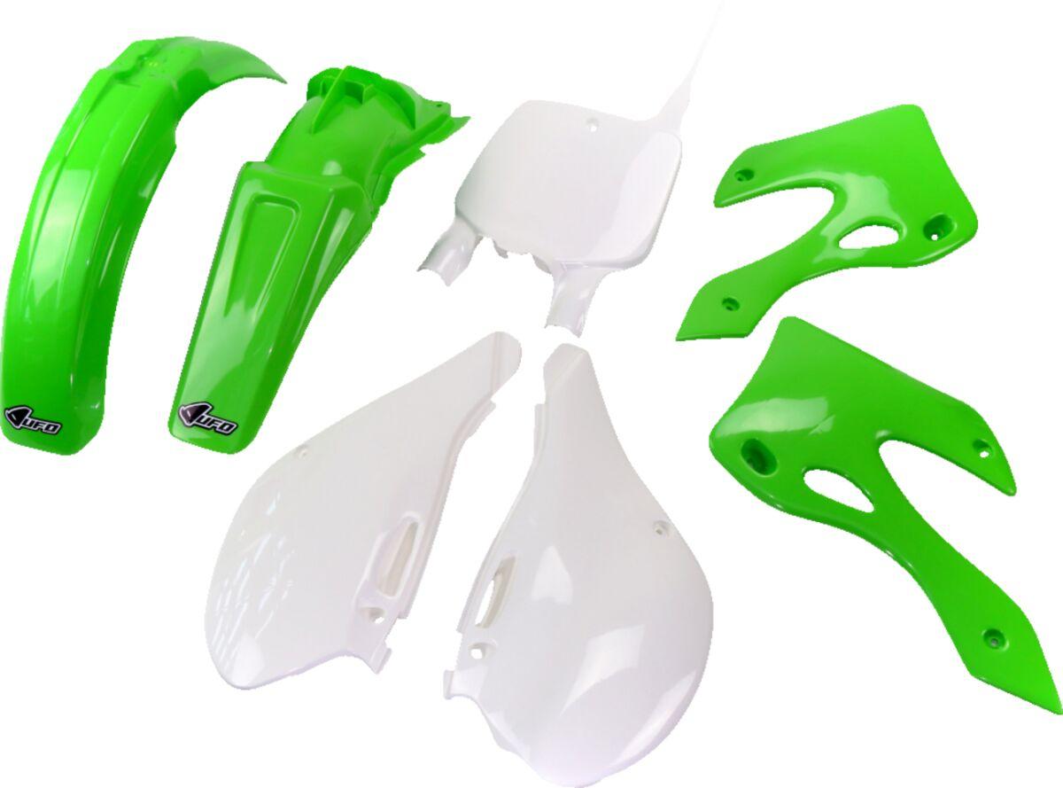 Ufo Kakit200f@999 - Kakit200@999 - Full Plastics Kit - Kawasaki Kx 125/250 2000-02 - Oem