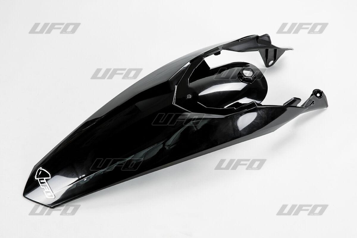 Ufo Black Kt04032#001 - Kt04032#001 - Rear Fender - Ktm Exc 125-500 2012-16