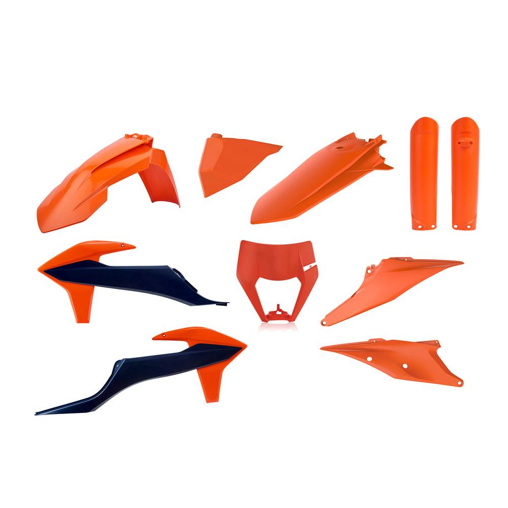 Polisport Enduro Plastics Kit - Ktm Exc 150/250/300 & Exc-F 250/350/450/500 2020-23 - Oem '22