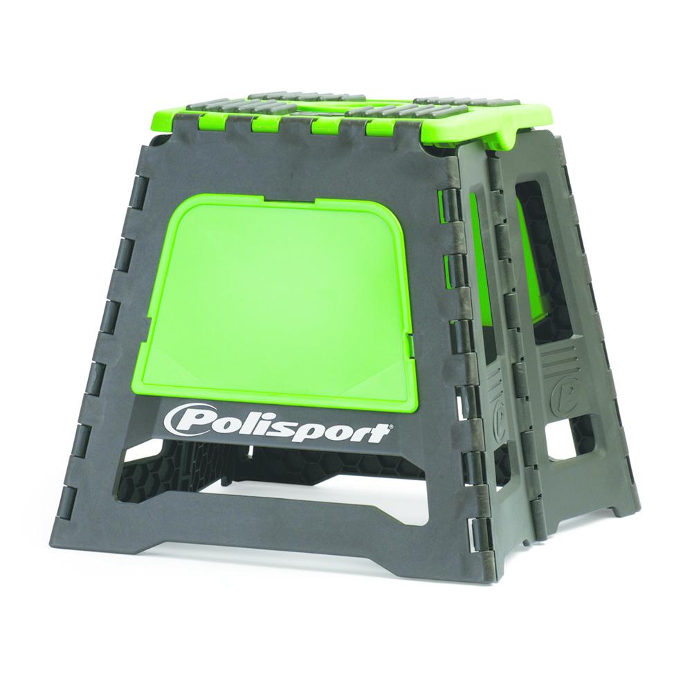 Polisport Black/Green Moto Folding Box Paddock Stand