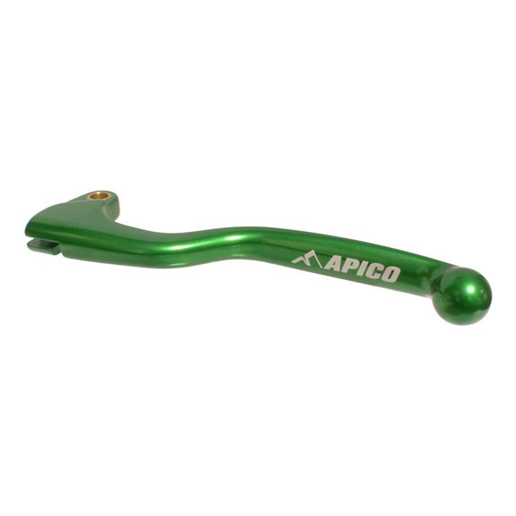 Apico Green Elite Clutch Lever Kawasaki Kxf250 2005-19, Kxf450 2005-18, Yamaha Yz 125/250 2000-14, Yzf 2001-08