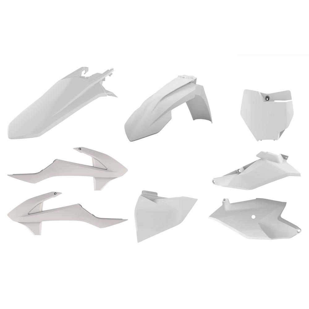Polisport White Plastics Kit - Ktm Sx85 2018-2024