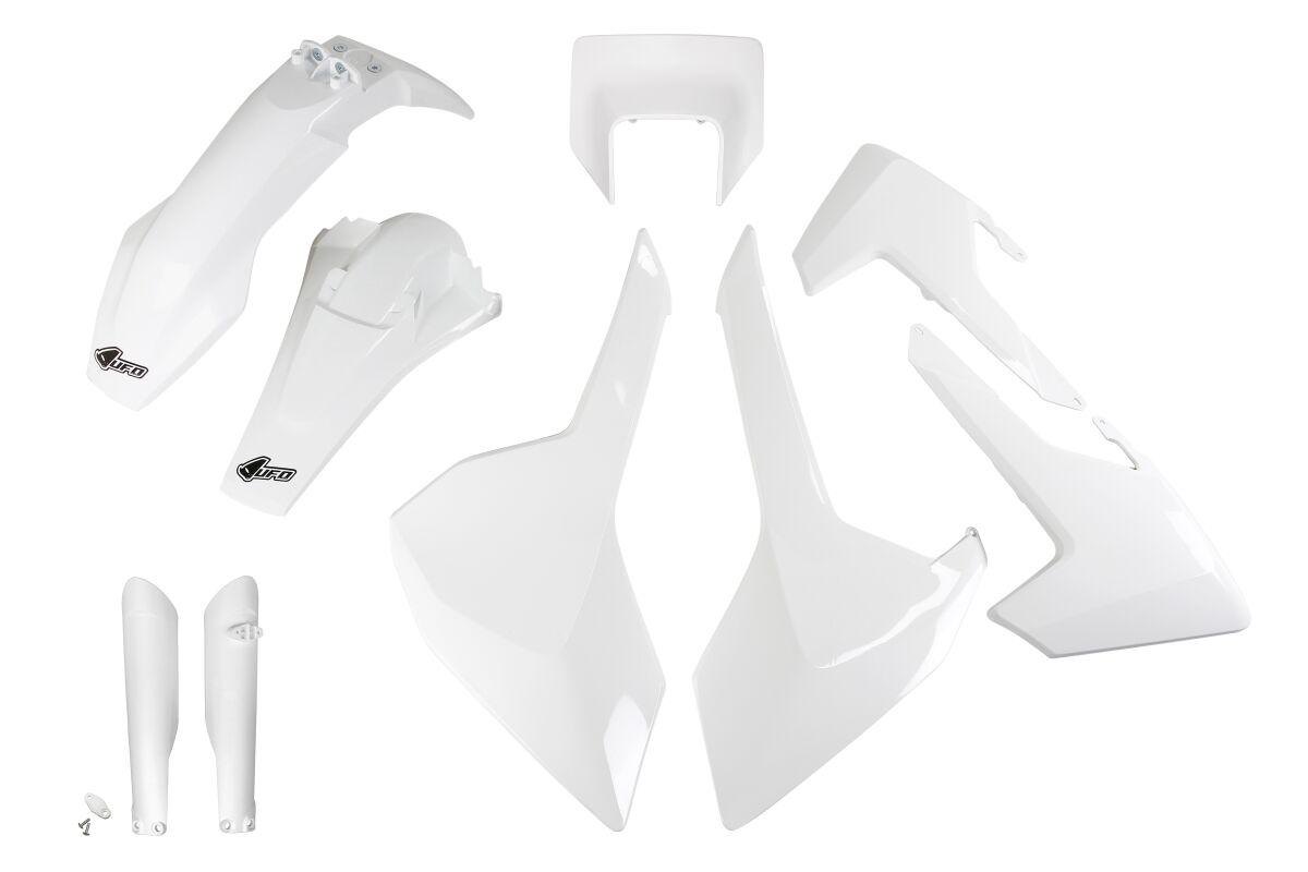 HUKIT621F@041 - UFO Full Plastics Kit - Husqvarna FE 250/350/450/501 2017-18 - White