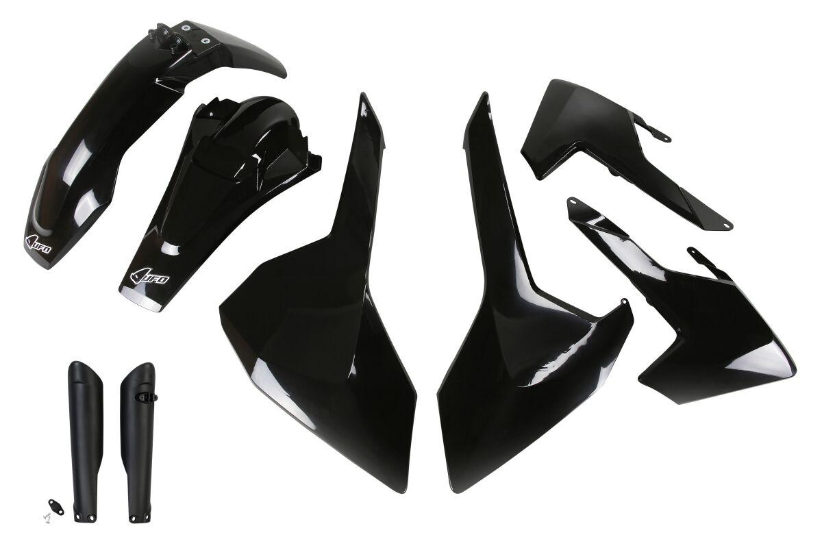 HUKIT618F@001 - UFO Full Plastics Kit - Husqvarna FE 250/350/450/501 & TX125 2017 - Black