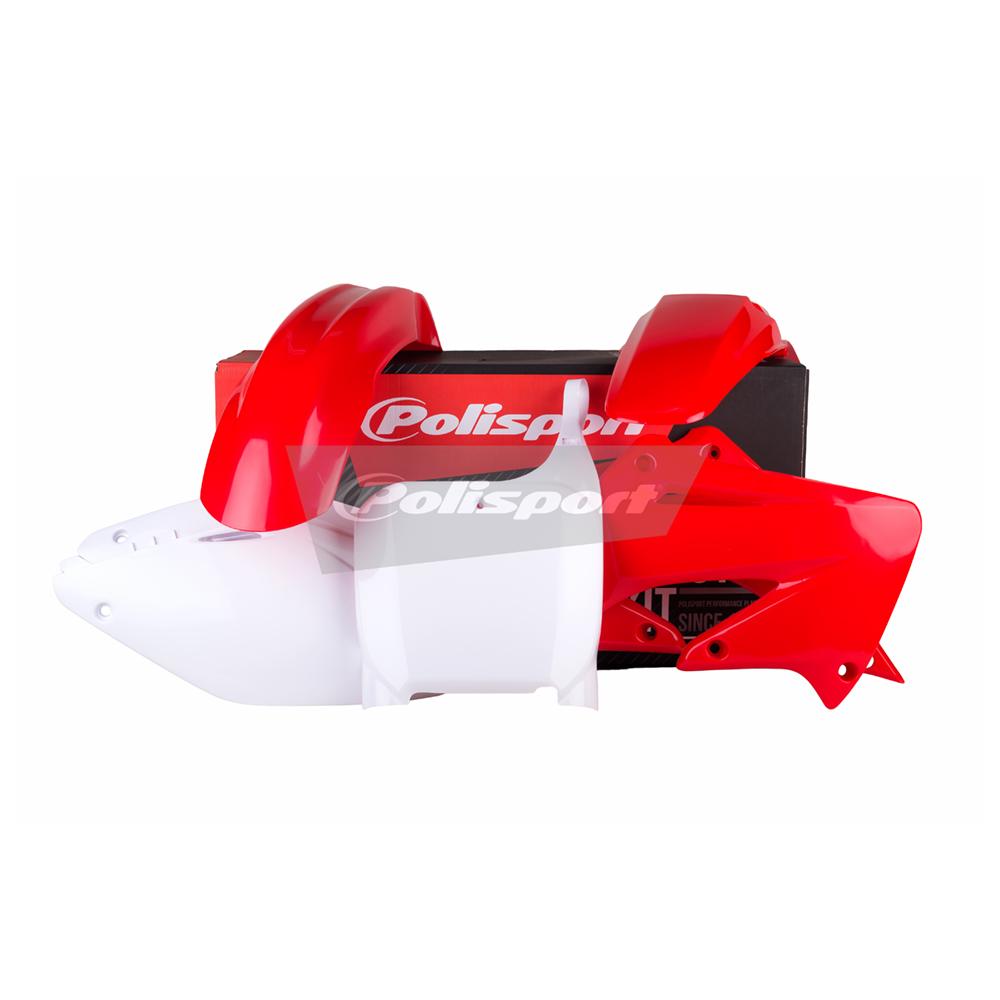 Polisport Red/White Plastics Kit - Honda Cr 125/250 2002-03 - Oem ()