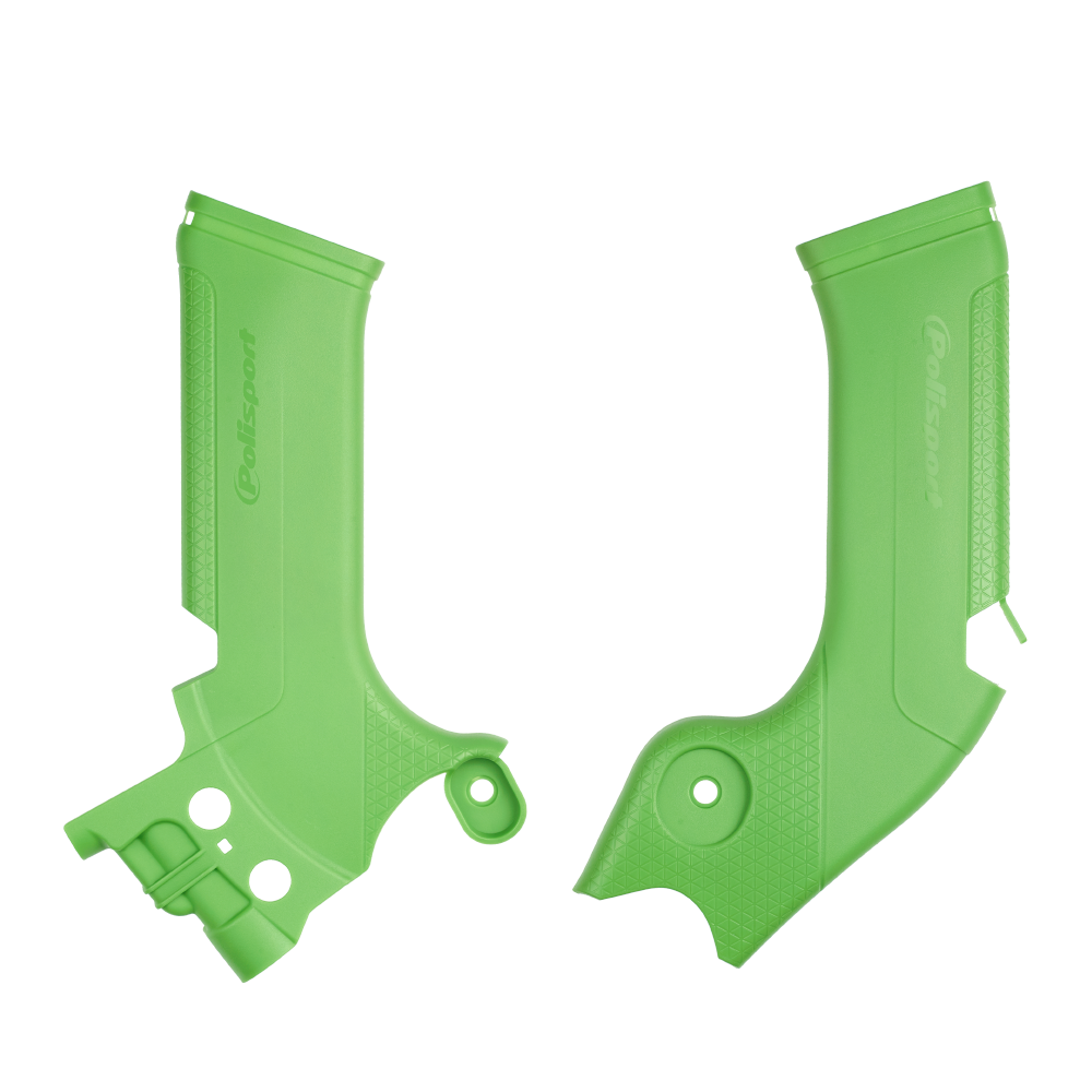 Polisport Green Frame Protectors - Kawasaki Kxf250 2021-23, Kxf450 2019-23
