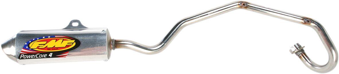 042005 - FMF Powercore 4 Silencer & Hi-Flo Header Pipe For Kawasaki KLX110 2002-21, Suzuki DRZ110 2003-05