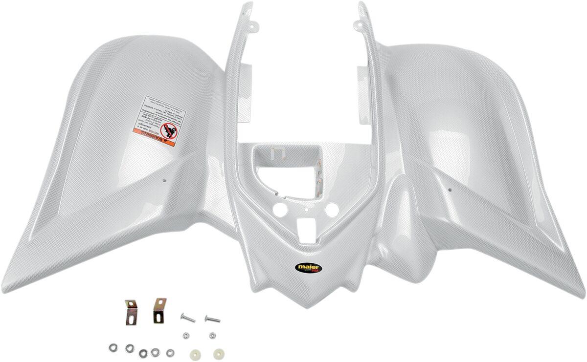 19002-31 - 14040316 - Maier Rear Fender Unit - Yamaha YFM700 2012-17 - White Carbon