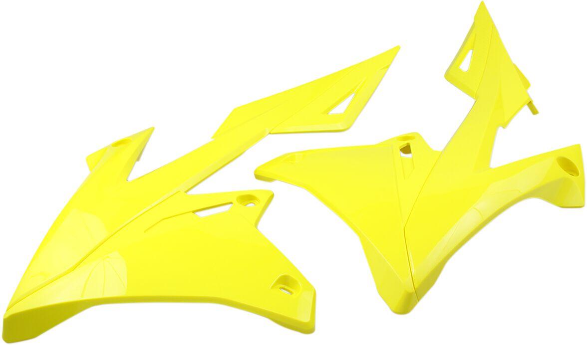 Ufo Yellow Su04941#102 - Radiator Scoops - Suzuki Rmz450 2018