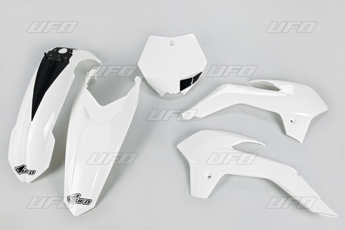 Ufo White Ktkit514@047 - Full Plastics Kit - Ktm Sx85 2013-17