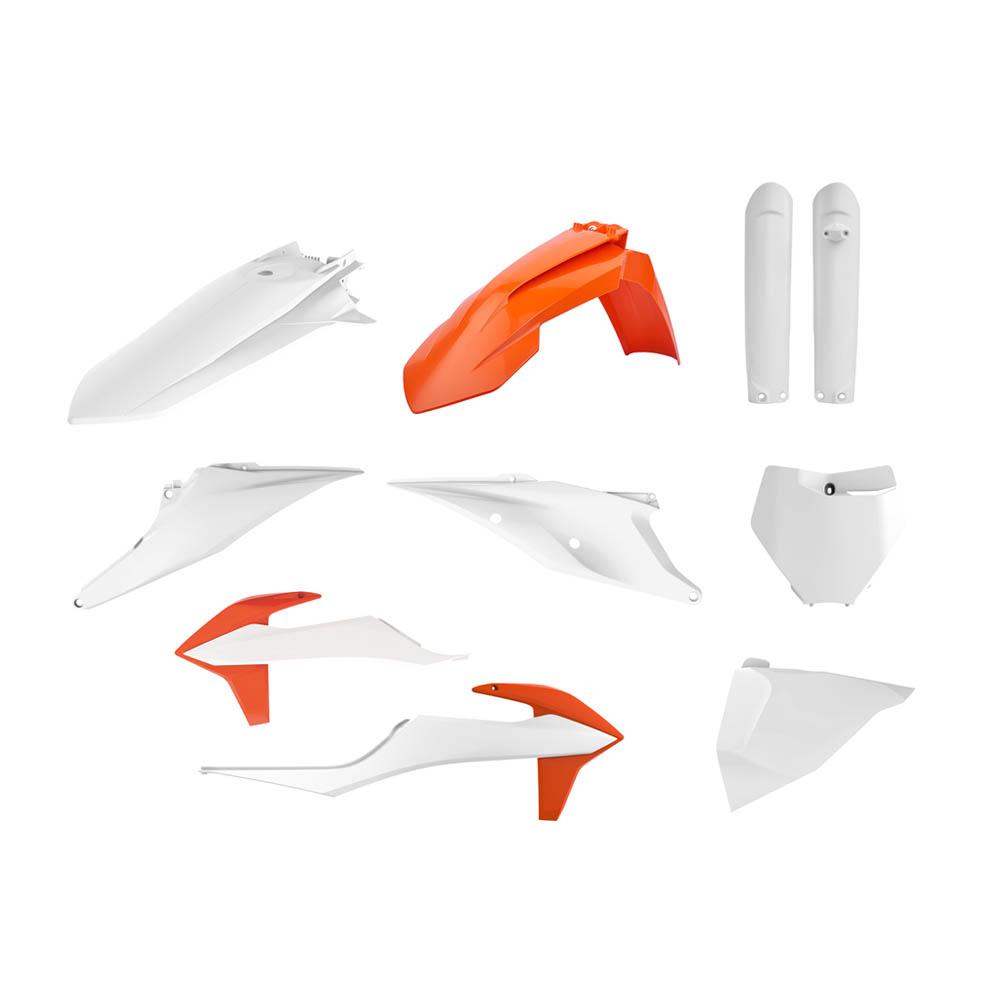 Polisport Full Plastics Kit - Ktm Sx 125/150/250 & Sxf 250/350/450 & Xc/Xc-F 125/250/300/350/450 2019-22 - Oem '19