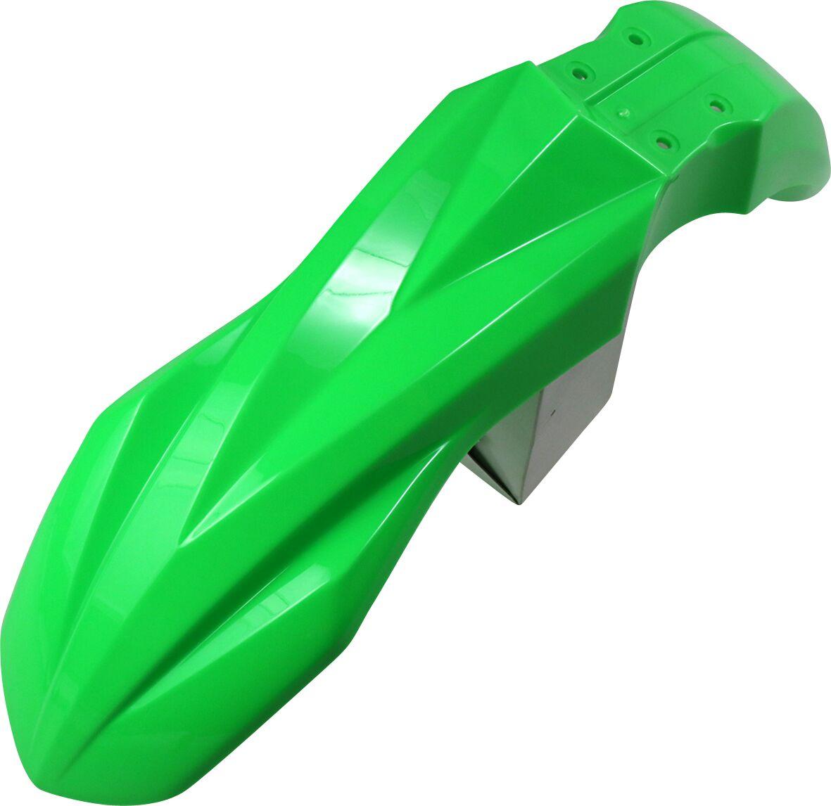 Ufo Green Ka04748#Aflu - Front Fender - Kawasaki Kxf 250/450 2018-20 - Fluro