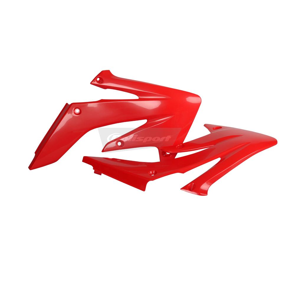 Polisport Radiator Scoops - Honda CRF250R 2004-09 - Red