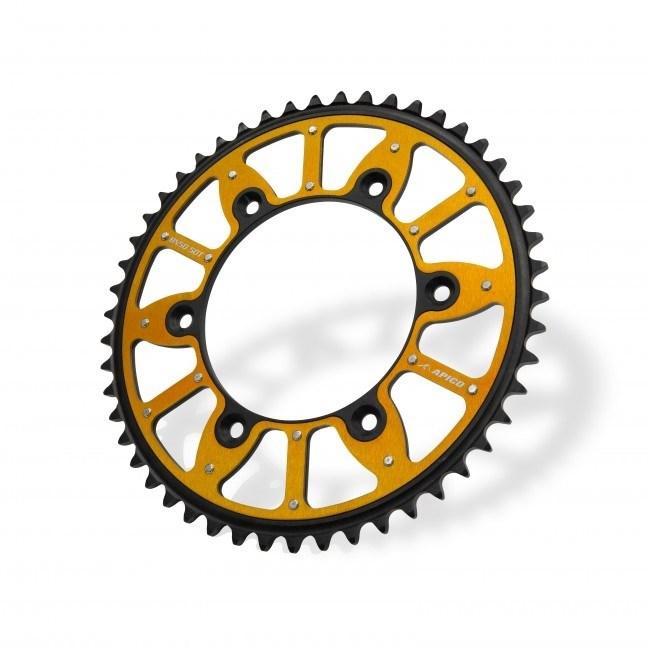 Apico Orange Xtreme Alloy/Steel Rear Sprocket - Ktm All Sx/Exc 125-620 1990-2024 - /45T
