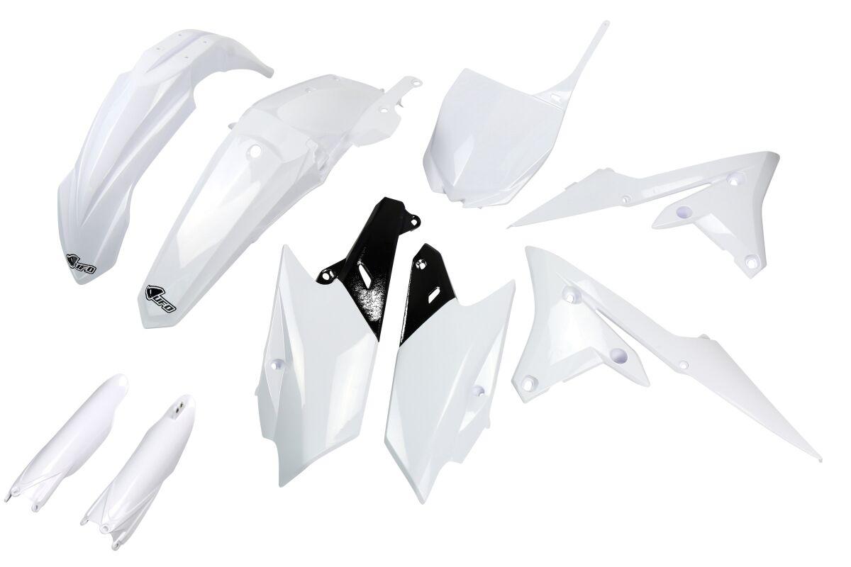 YAKIT318F@046 - UFO Full Plastics Kit - Yamaha YZF 250/450 2014-17 - White