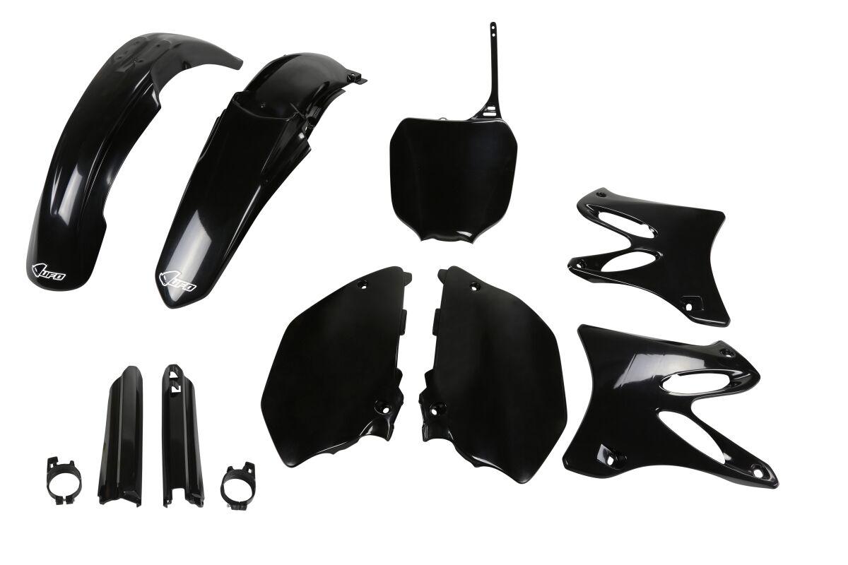 YAKIT301F@001 - UFO Full Plastics Kit - Yamaha YZ 125/250 2002-05 - Black