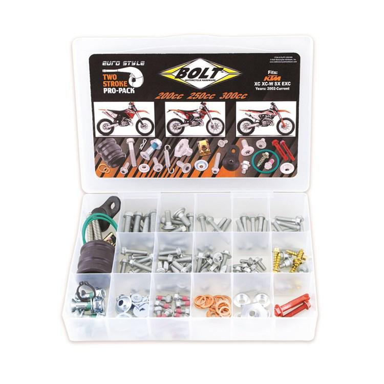 Bolt Hardware Pro Pack Euro Style Fastener Kit - KTM SX/EXC 200/300 2000-22