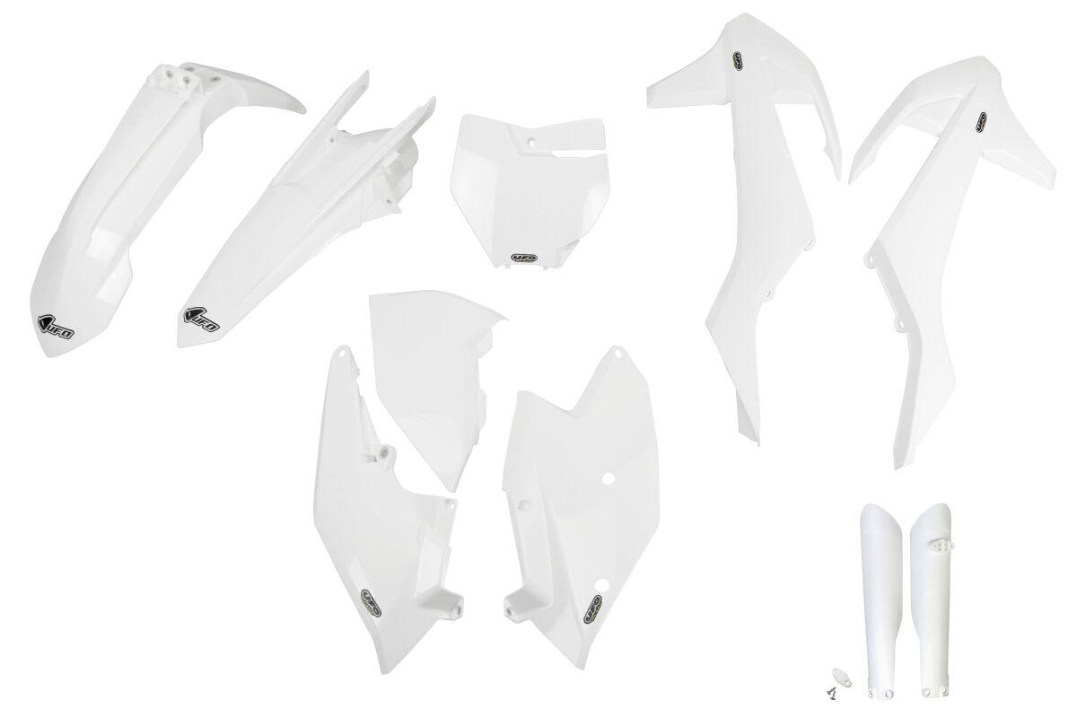 Ufo White Ktkit517f@047 - Full Plastics Kit - Ktm Sx 125/150/250 & Sxf 250/350/450 2016-18