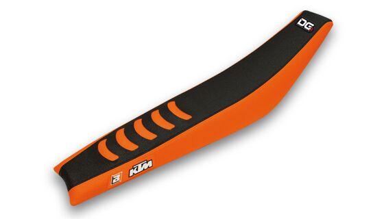 1515H - Blackbird Double Grip 3 Seat Cover - KTM SX85 2004-12 - Orange/ Black