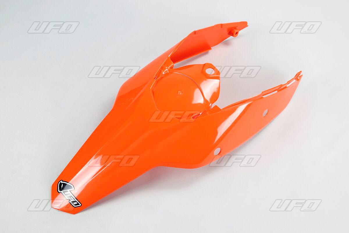 Ufo Orange Kt04021#127 - Rear Fender & Side Panels Unit - Ktm Exc 2008-11