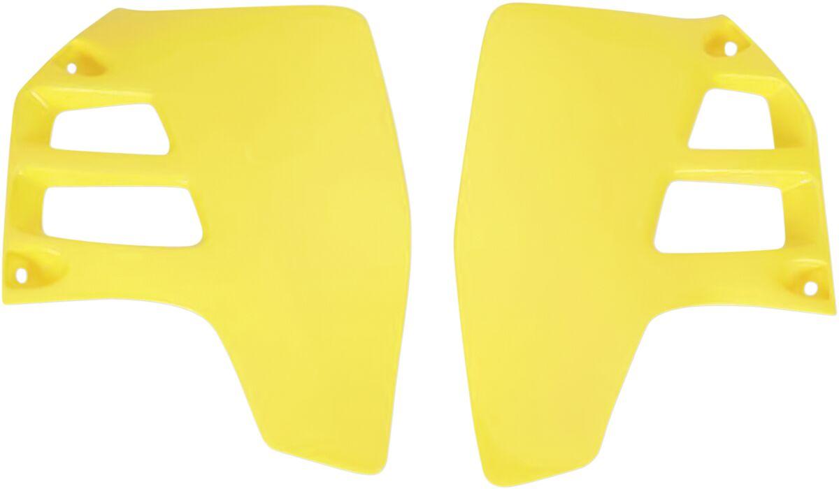 Ufo Yellow Su02909#101 - Radiator Scoops - Suzuki Rm125 1992, Rm250 1989-92