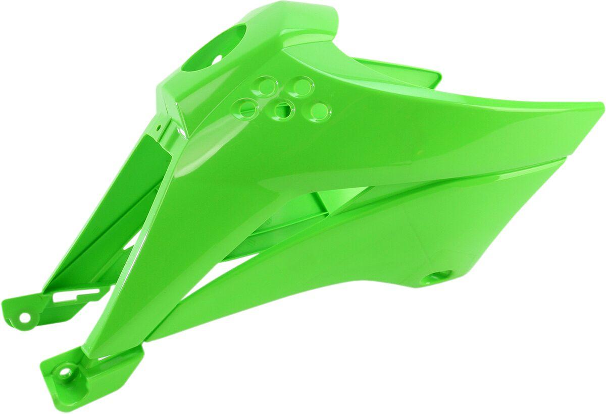 Ufo Green Ka04716#026 - Radiator Scoops - Kawasaki Klx110 2010-18