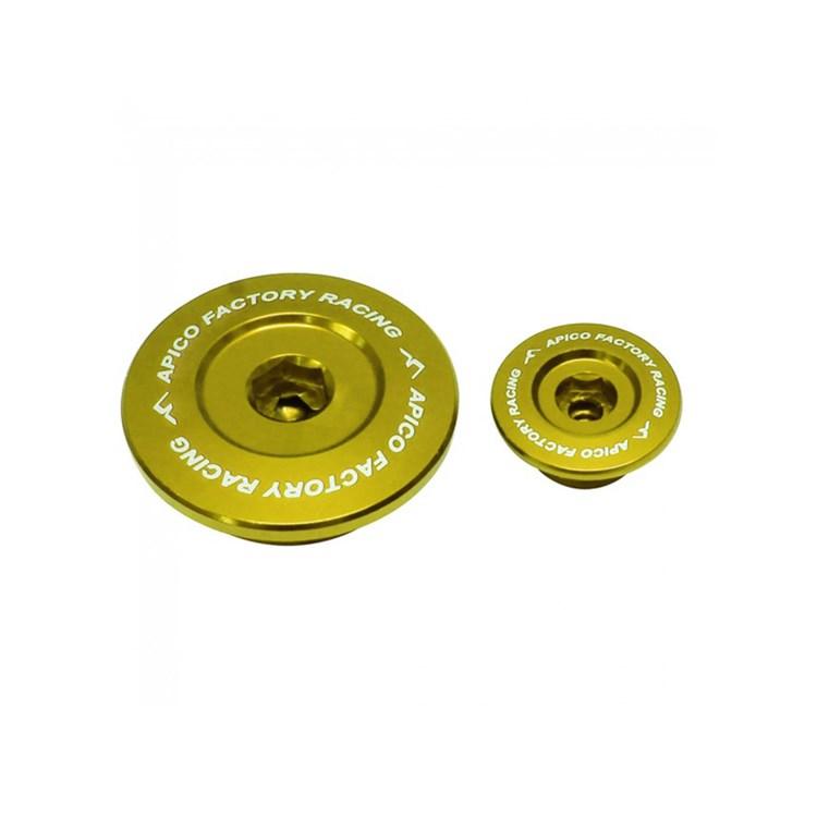 Apico Gold Engine Plugs - Suzuki Rmz250 2007-22, Rmz450 2005-22