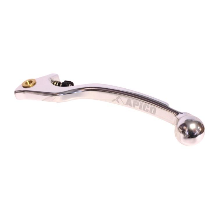 Apico Silver Elite Forged Trials Clutch Lever Inc Adjuster - Fits Braktec