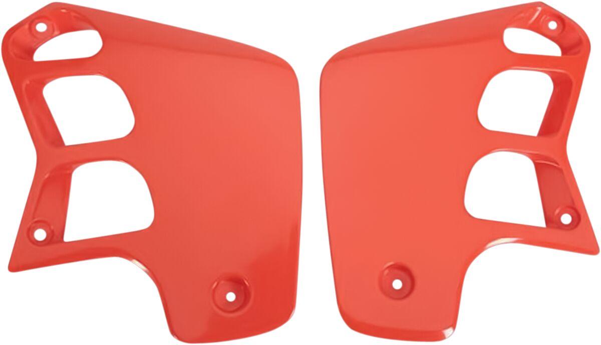 HO02610#121 - UFO Radiator Scoops - Honda CR125 1989-90, CR250 1988-89 - CR Orange