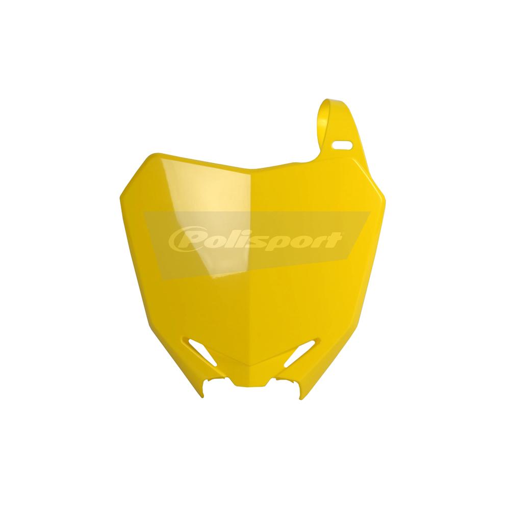Polisport Yellow Front Number Board - Suzuki Rmz250 2010-18, Rmz450 2008-17