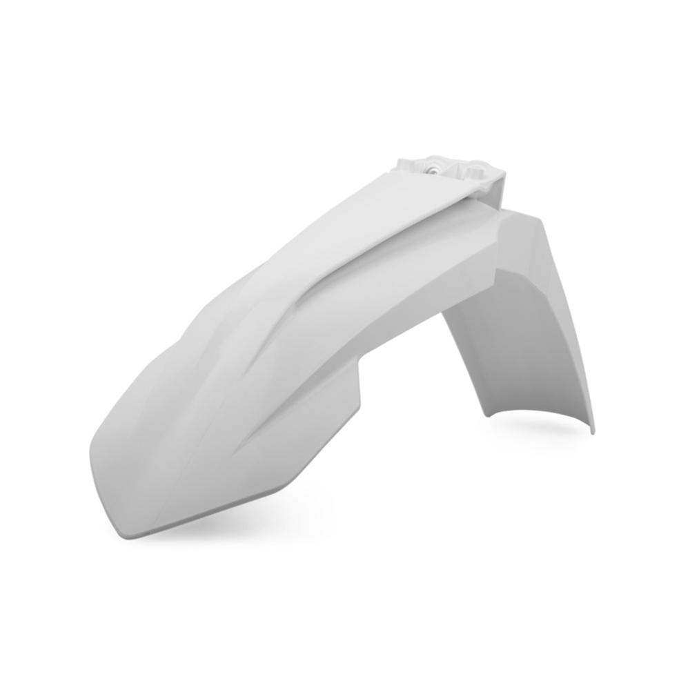 Polisport White Front Fender - Ktm Sx/Sxf/Xc-F 2016-22, Exc/Exc-F/Xc-W 2017-23