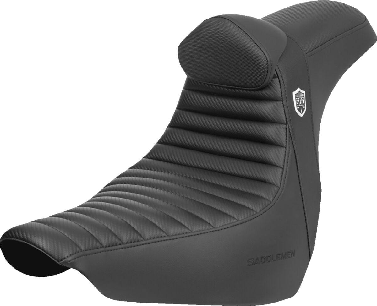 SC81829TB - Saddlemen Pro Series SDC Performance Grip Gripper Seat For Harley Davidson FLSB 1750 ABS 2018-2021 - Black