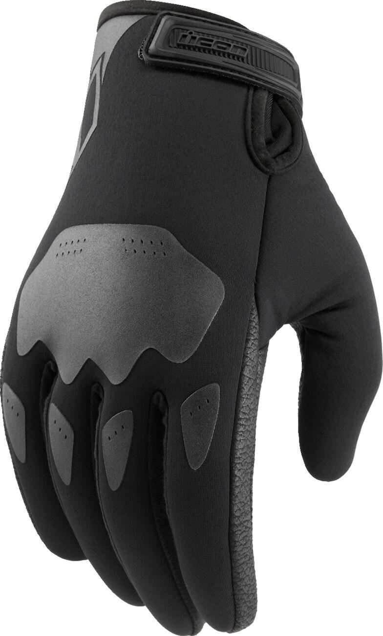 3301-4487 - Icon Hooligan Insulated Gloves Small - Black
