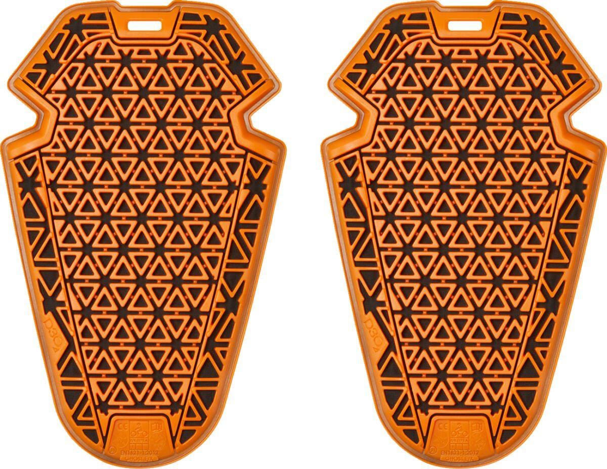 13247 - Icon D3O Ghost Elbow & Knee Impact Protectors - Black/Orange