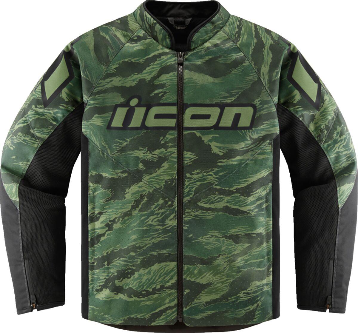 2820-6158 - Icon Hooligan Tigers Blood Jacket 4X-Large - Black/Green